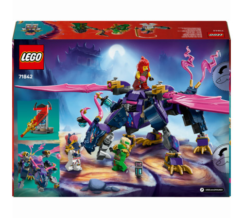 lego ninjago 71842 constructor "rontu, lordul dragon" (381 el.)