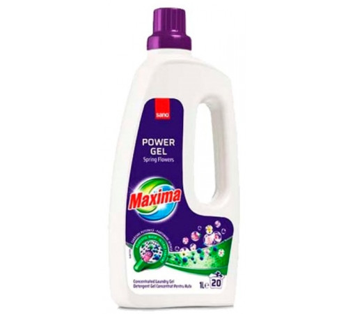 sano maxima detergent gel de rufe concentrat "spring flowers" (1l.) 992195