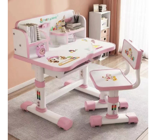 867915 set de mobilier reglabil pentru copii (birou + scaun) richi jch202