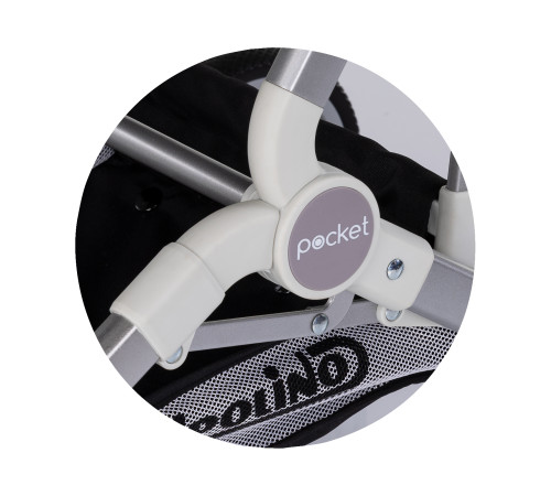 chipolino lkpc02501no cărucior sport ultra-compact "pocket" (p&acirc;nă la 22 kg.) negru
