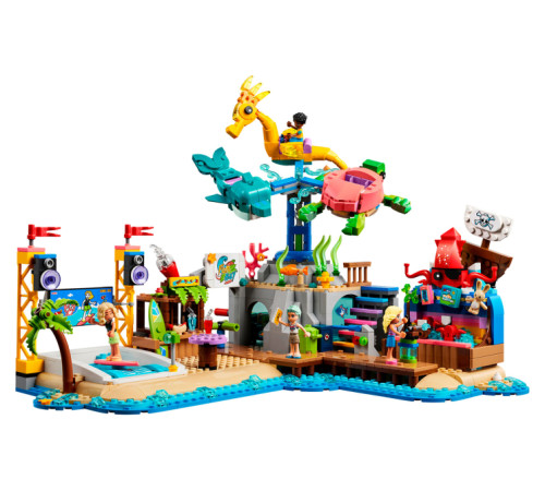 lego friends 41737 constructor "parc de distractii de plaja" (1348el.)