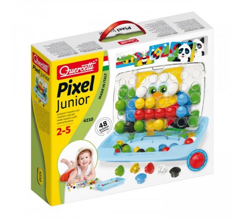 Детский магазин в Кишиневе в Молдове Quercetti 4210 Мозаика PIXEL Junior quercetti 4210 Мозаика pixel junior