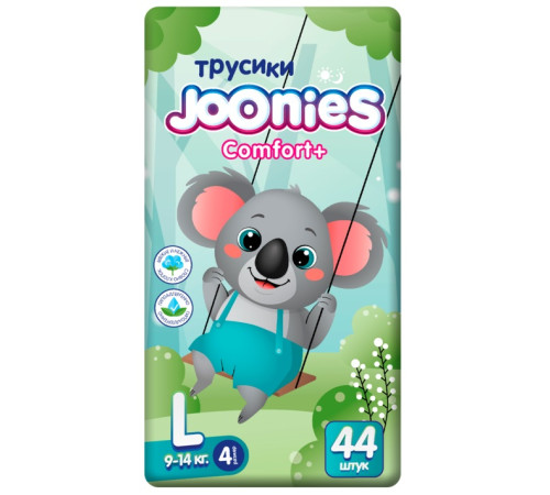  joonies comfort+ Подгузники-трусики l (9-14 кг) 44 шт.