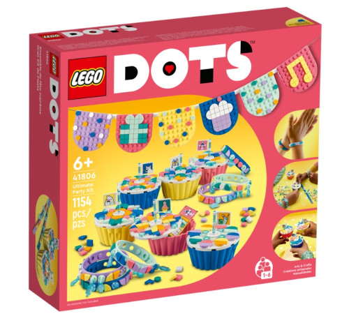 Jucării pentru Copii - Magazin Online de Jucării ieftine in Chisinau Baby-Boom in Moldova lego dots 41806 constructor "setul pentru petrecere" (1154 el.)