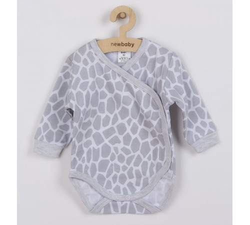 Детская одежда в Молдове new baby 32574 Боди длинный рукав "giraffe" р. 80 (9-12 м.)