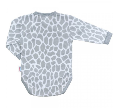 new baby 32574 body cu m&acirc;necă lungă "giraffe" m. 80 (9-12 luni)