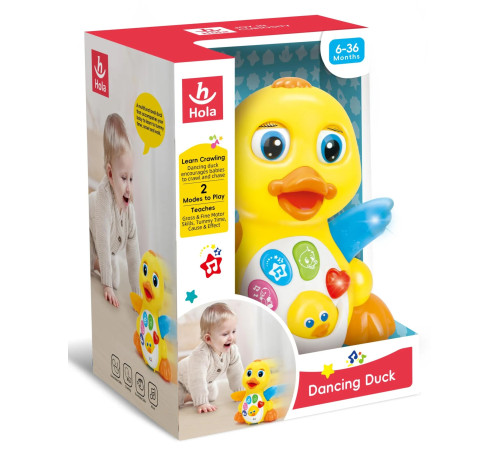 hola toys 808 Музыкальная игрушка "Танцующая утка"