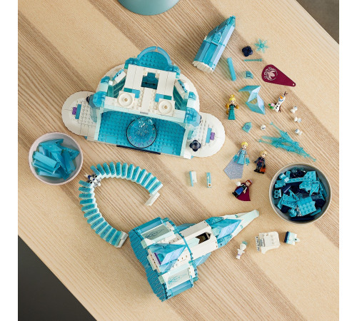 lego disney 43197 constructor "castelul de gheață" (1709 el.)
