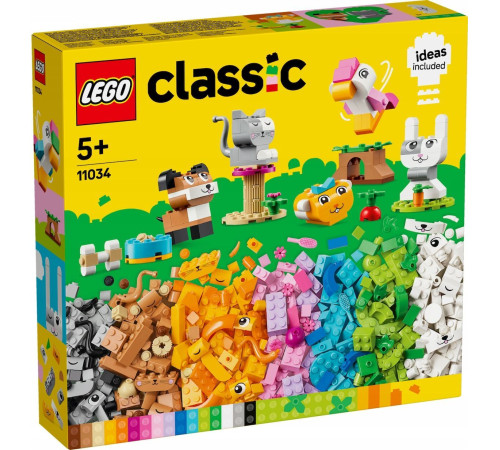  lego classic 11034 constructor "animalute creative" (450 el.)