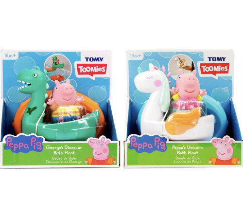  tomy Набор игрушек для ванны peppa pig e73106  30807 в асс. 