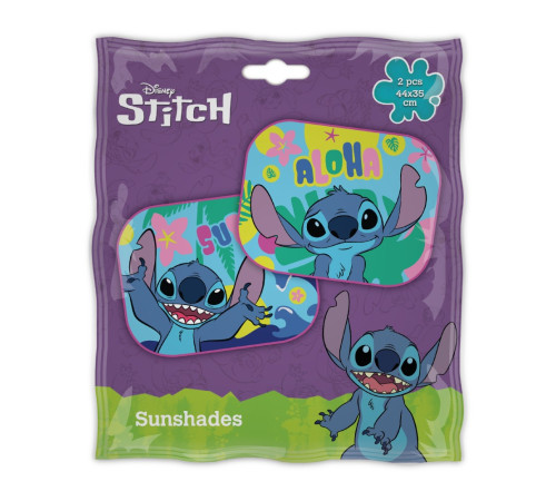 seven 59378 Защитная шторка от солнца "stitch" (2 шт.)