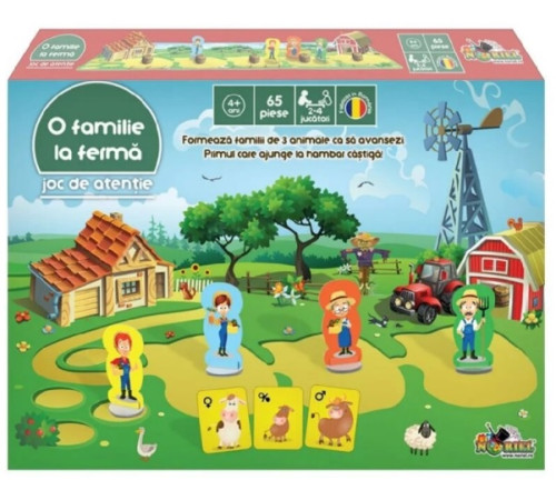 Детский магазин в Кишиневе в Молдове noriel nor3220 Настольная игра "Семья на ферме"