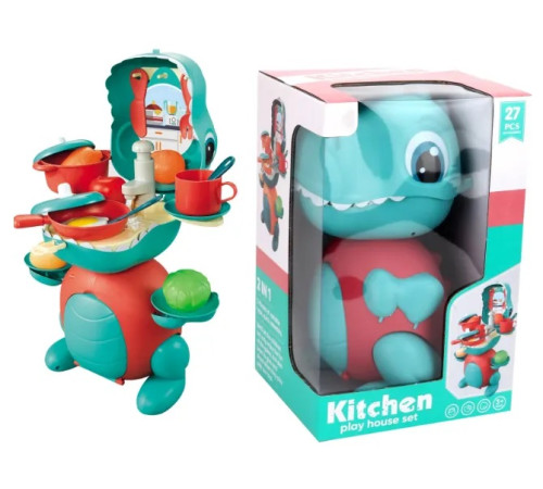 Детский&nbsp;магазин в Кишиневе в Молдове 61243 Игровой набор "Кухня -Динозавр" (27 предметов)