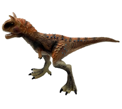 funky toys ft2204119 figurină de dinozaur "carnotaurus" maro
