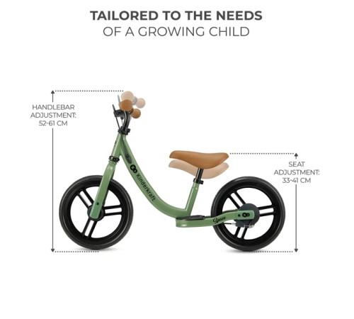 kinderkraft run bike space (verde)