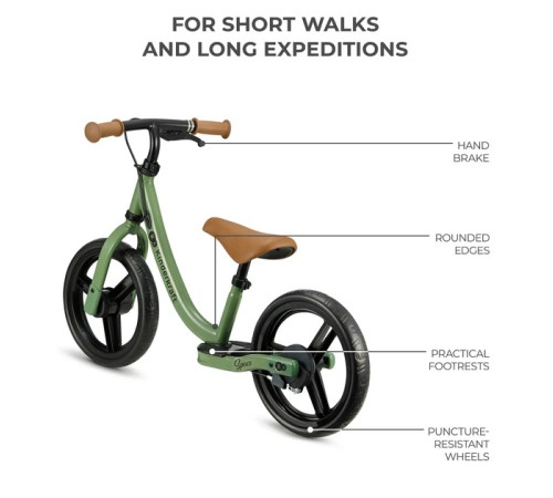 kinderkraft run bike space (verde)