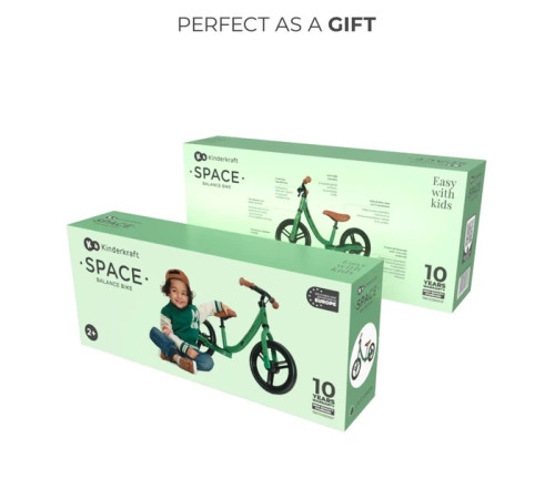 kinderkraft run bike space (verde)