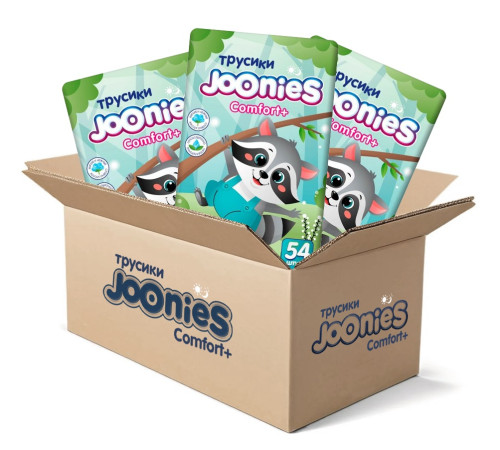  joonies mega pack 654301 comfort+ scutece-chilotei m, 6-11 kg, (3x54) 162 buc.