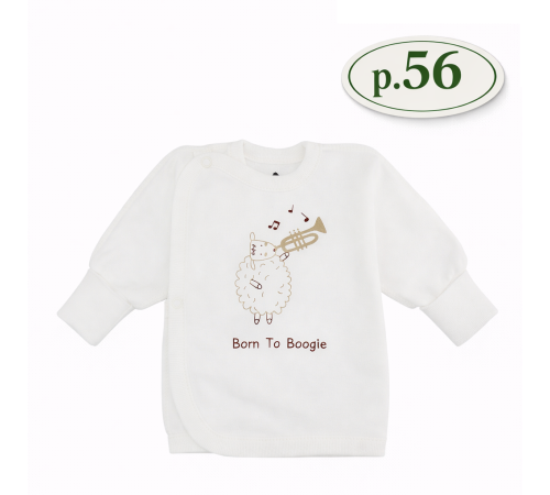  minikin 25410156 bluza pentru bebeluș "lifted by love" (m.56) lăptos