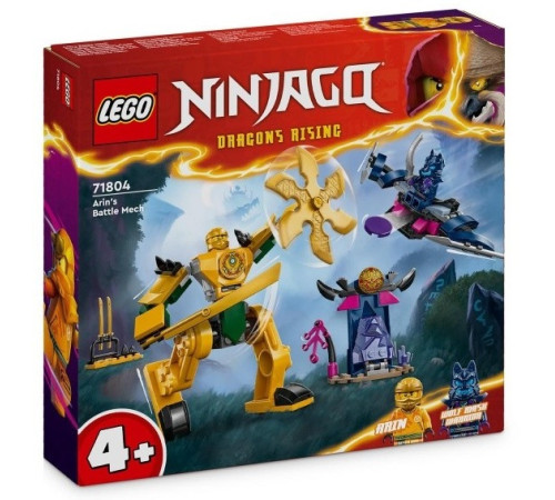 Lego Ninjago 71804 Конструктор "Боевой мех Арина" (104 дет.) Детский магазин в Кишиневе в Молдове lego ninjago 71804 Конструктор "Боевой мех Арина" (104 дет.)