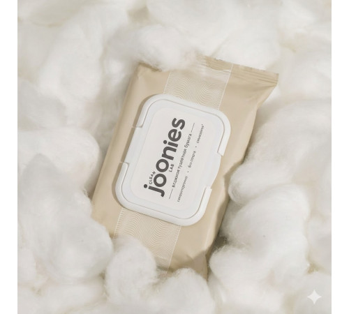 joonies h&acirc;rtie igienică umedă cu pantenol și acid lactic (96 buc.)