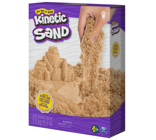 kinetic sand 6060997 nisip cinetic natural (2,5 kg.)