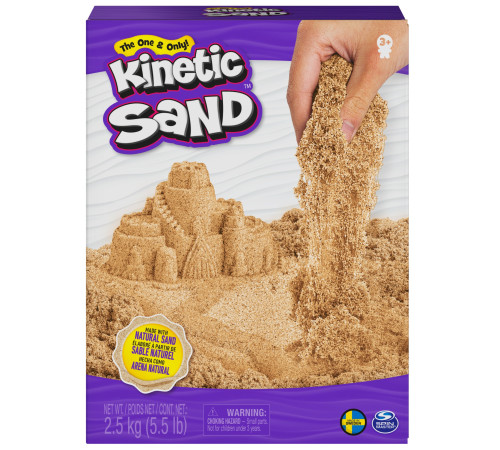 kinetic sand 6060997 Кинетический песок натуральный (2,5 кг.)