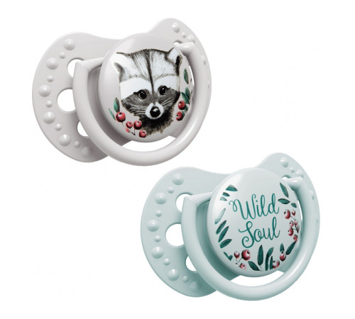 lovi 22/882boy suzeta dinamica din silicon "wild soul" (0-3 m.) 2 buc.
