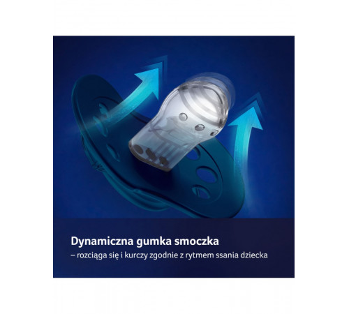 lovi 22/892 suzeta dinamica din silicon "stardust" (0-3 m) 2 buc. 