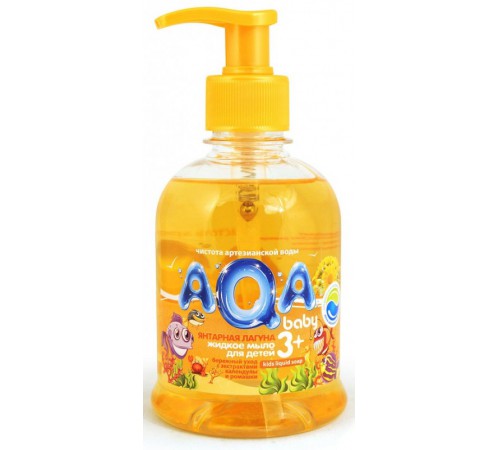 80.21 Aqa Baby Жидкое мыло для детей 3+ "Янтарная лагуна" (300 мл.) 80.21 aqa baby Жидкое мыло для детей 3+ "Янтарная лагуна" (300 мл.)