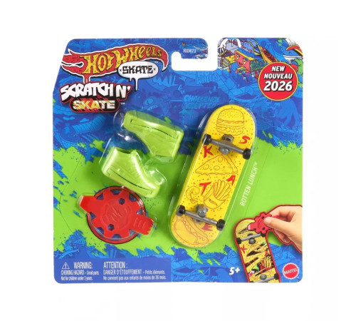 hot wheels hxm73 Игровой набор "Скейтборд и обувь: Крутое преобразование" (в асс.)