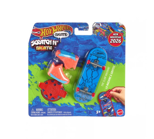 hot wheels hxm73 Игровой набор "Скейтборд и обувь: Крутое преобразование" (в асс.)