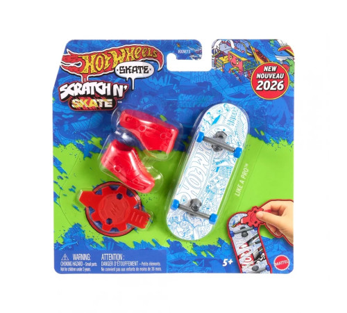hot wheels hxm73 Игровой набор "Скейтборд и обувь: Крутое преобразование" (в асс.)