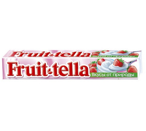 Детское питание в Молдове fruittella Жевательная конфета "Клубника-Йогурт" (41 гр.)