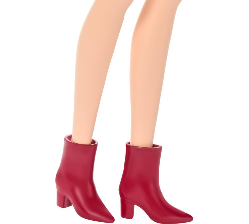 barbie jjn59 păpușa barbie "fashionistas #246" &icirc;ntr-o rochie cu imprimeu leopard