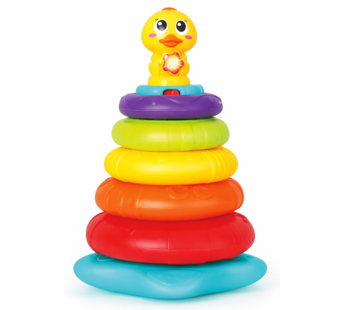 Детский&nbsp;магазин в Кишиневе в Молдове hola toys 2101 Музыкальная пирамидка "Уточка"