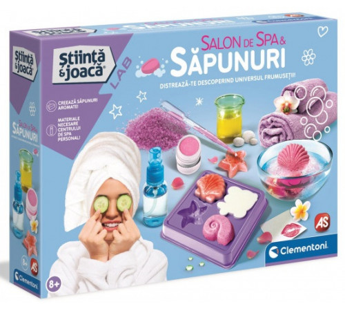  as kids 1026-50350 laboratorul de știință și jocuri "salon de spa și săpunuri" (ro)