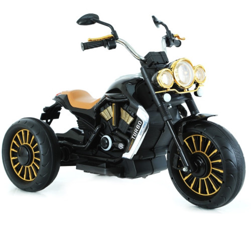  chipolino Мотоцикл на аккумуляторе turbo elmtr02302bk чёрный