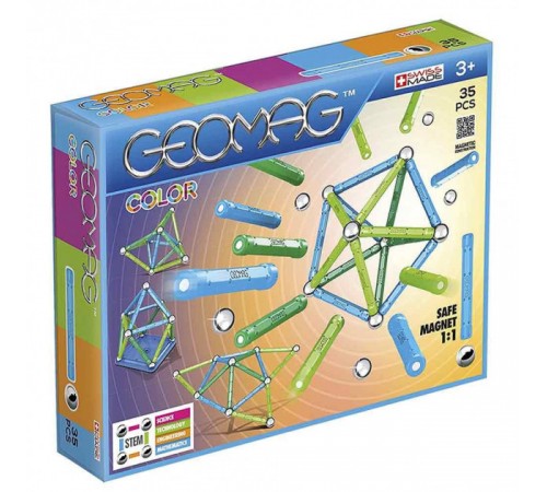 Geomag 261 Магнитный конструктор "Color" (35 дет.) geomag 261 Магнитный конструктор "color" (35 дет.)