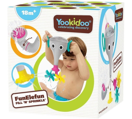  yookidoo 40206y jucărie de baie "happy elephant" gri