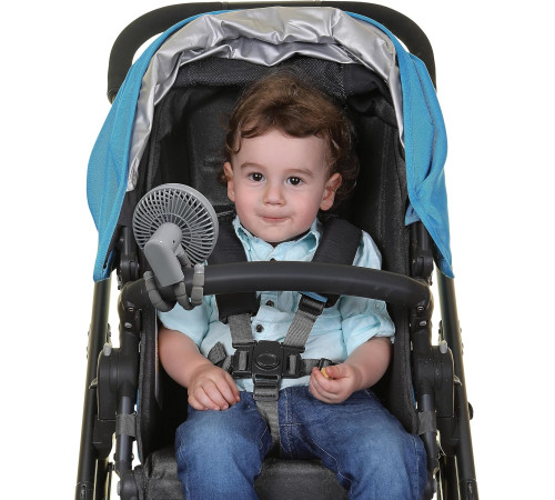 dreambaby g2332 ventilator portabil smart grip cu carcasă de protecție (gri)