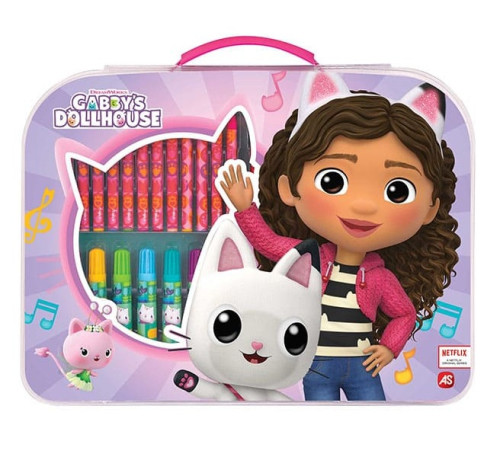  as kids 1023-66233  set de desen pentru copii &icirc;n valiză "gabby's dollhouse"