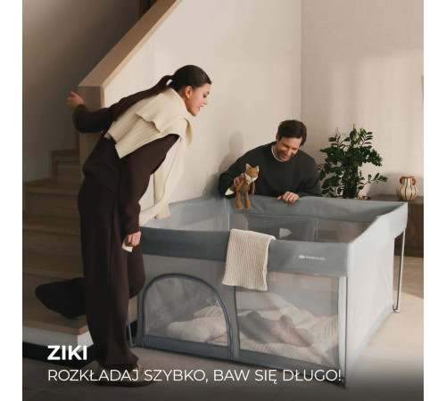 kinderkraft tarc ziki gri