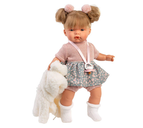 llorens 38370 păpușă pl&acirc;ngătoare "joelle  llorona chaqueta" (38 cm)