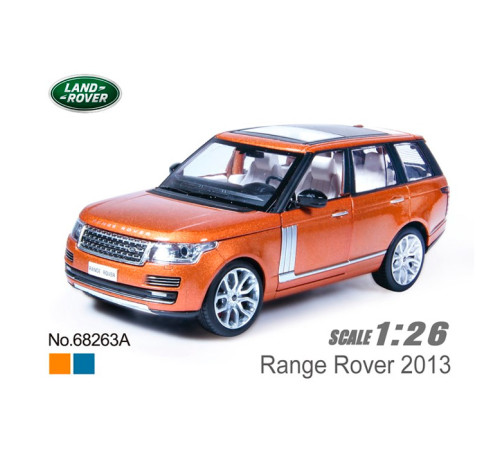 msz 68263a model metalic "range rover, 1:26" (in sort.)