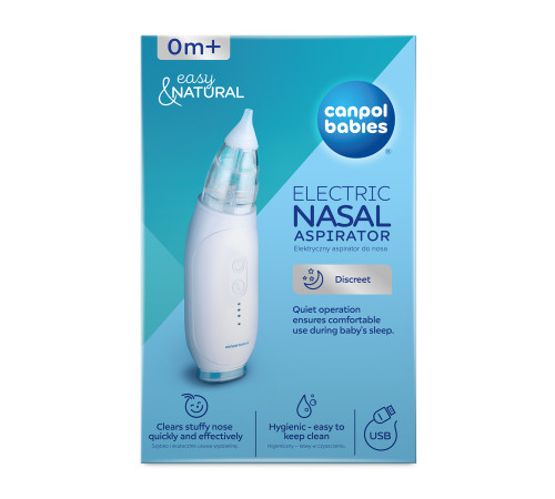 canpol 9/319 aspirator nazal electric "easy natural"