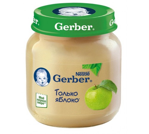 Детское питание в Молдове Gerber Пюре яблочное 130gr.(4+) gerber Пюре яблочное 130gr.(4+)