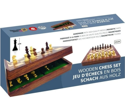  piatnik 4204p Șah din lemn pliabil și magnetic "foldable wooden chess"