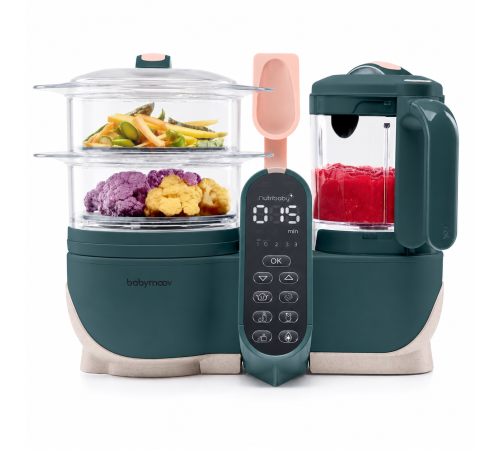  babymoov  a001136 robot multifunctional 6 in 1 "nutribaby+ opal green"