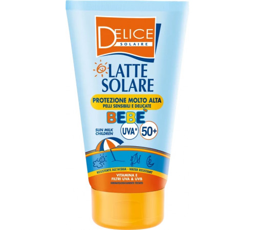  delice solaire bebe Солнцезащитное молочко для детей spf50 (100 мл.)